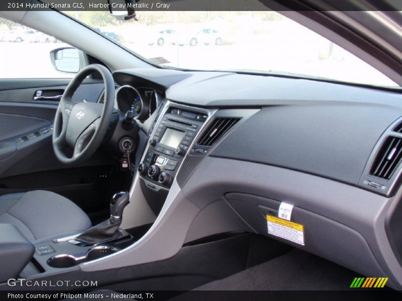 Harbor Gray Metallic / Gray 2014 Hyundai Sonata GLS