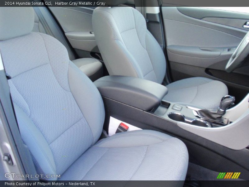 Harbor Gray Metallic / Gray 2014 Hyundai Sonata GLS