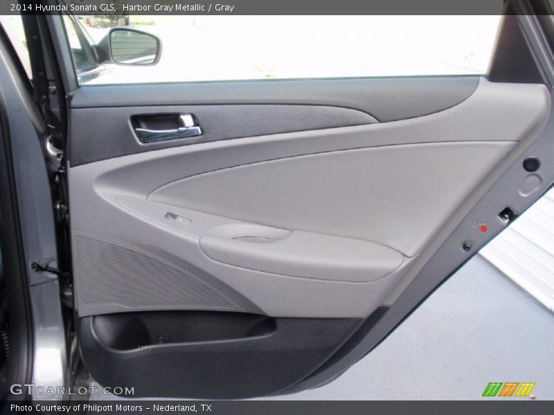 Harbor Gray Metallic / Gray 2014 Hyundai Sonata GLS