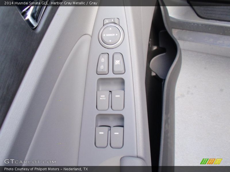 Harbor Gray Metallic / Gray 2014 Hyundai Sonata GLS