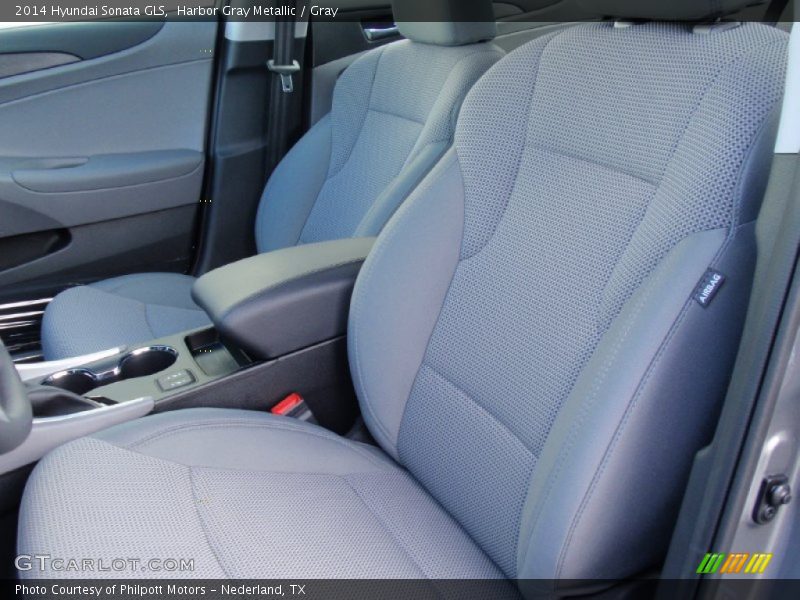 Harbor Gray Metallic / Gray 2014 Hyundai Sonata GLS