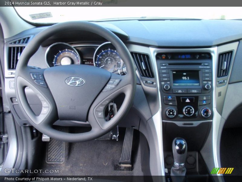 Harbor Gray Metallic / Gray 2014 Hyundai Sonata GLS