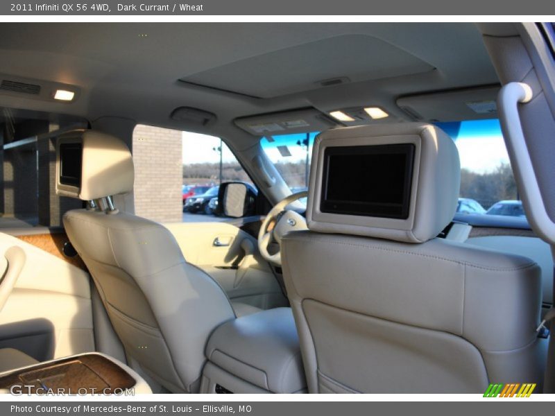 Dark Currant / Wheat 2011 Infiniti QX 56 4WD