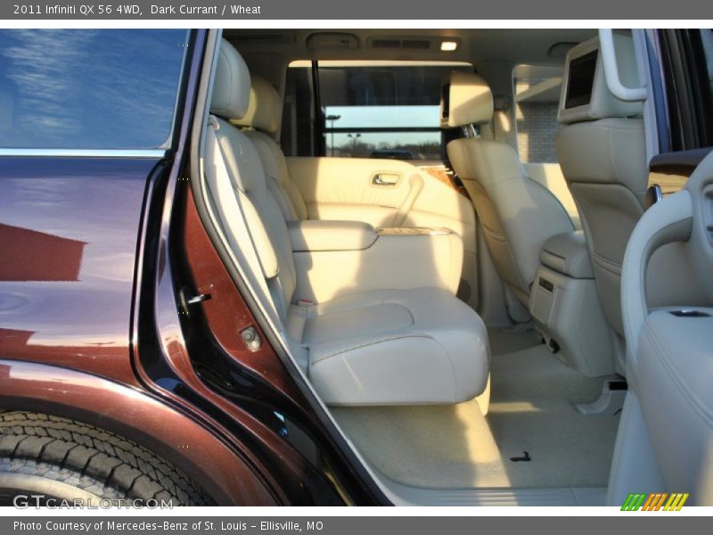 Dark Currant / Wheat 2011 Infiniti QX 56 4WD