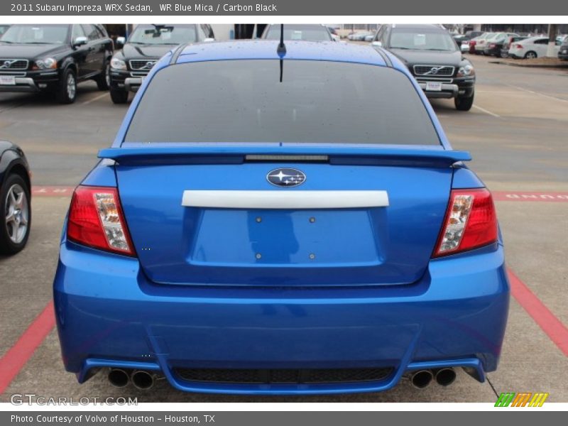 WR Blue Mica / Carbon Black 2011 Subaru Impreza WRX Sedan