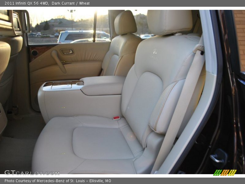 Dark Currant / Wheat 2011 Infiniti QX 56 4WD
