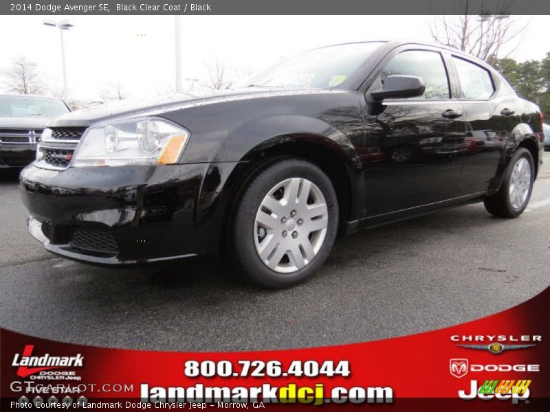 Black Clear Coat / Black 2014 Dodge Avenger SE