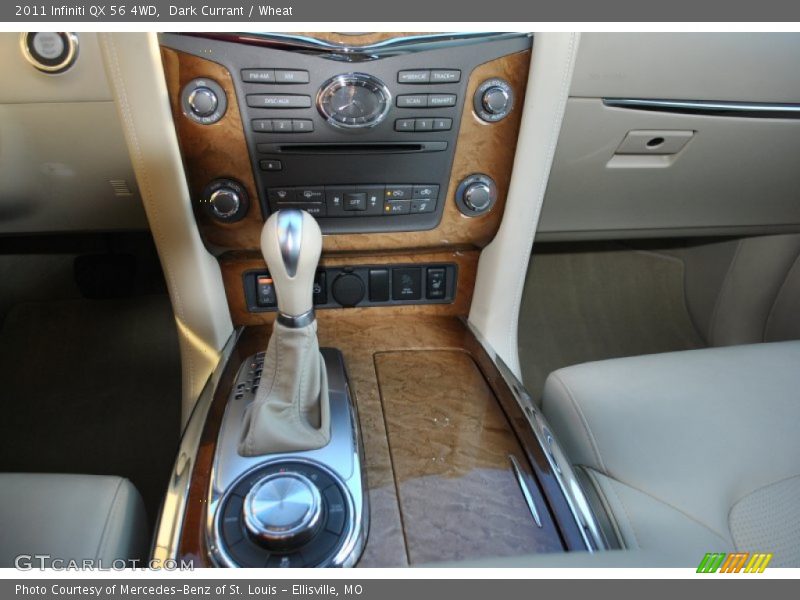 Dark Currant / Wheat 2011 Infiniti QX 56 4WD
