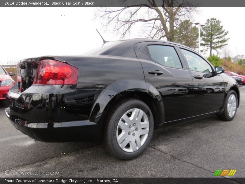 Black Clear Coat / Black 2014 Dodge Avenger SE