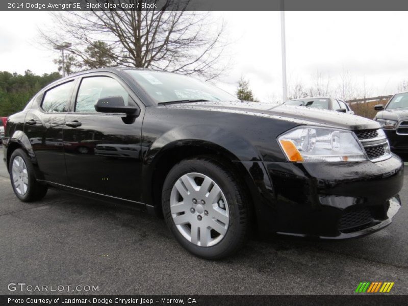 Black Clear Coat / Black 2014 Dodge Avenger SE