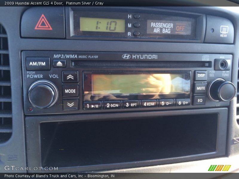 Audio System of 2009 Accent GLS 4 Door