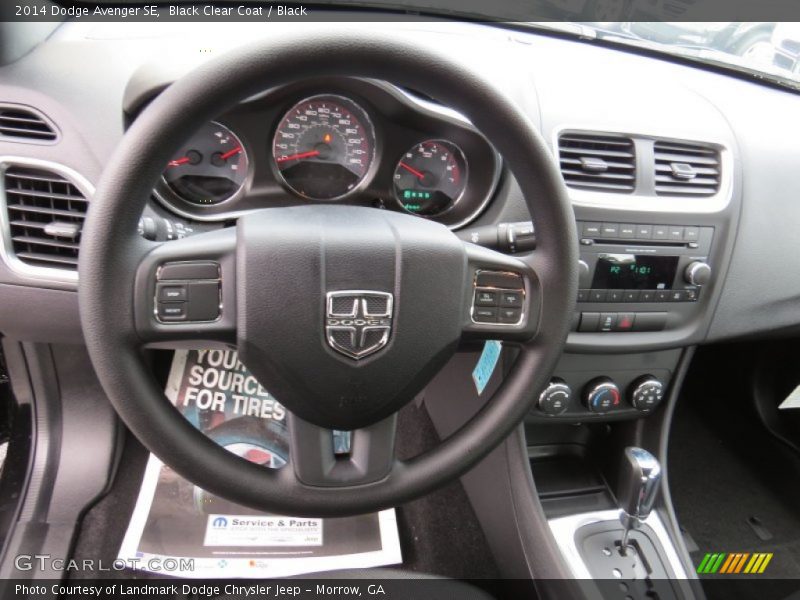 Black Clear Coat / Black 2014 Dodge Avenger SE
