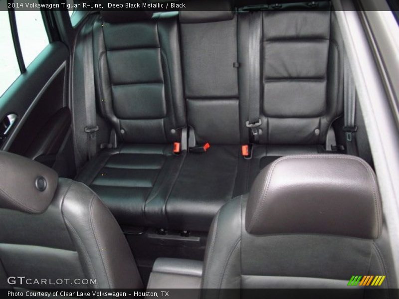 Deep Black Metallic / Black 2014 Volkswagen Tiguan R-Line