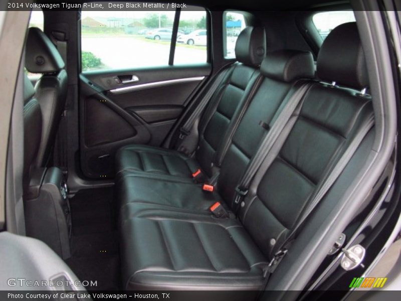 Deep Black Metallic / Black 2014 Volkswagen Tiguan R-Line