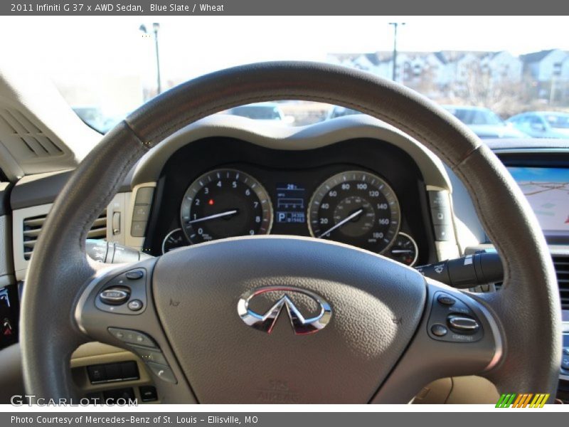 Blue Slate / Wheat 2011 Infiniti G 37 x AWD Sedan