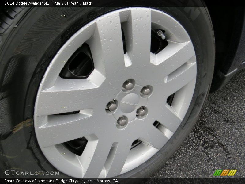 True Blue Pearl / Black 2014 Dodge Avenger SE