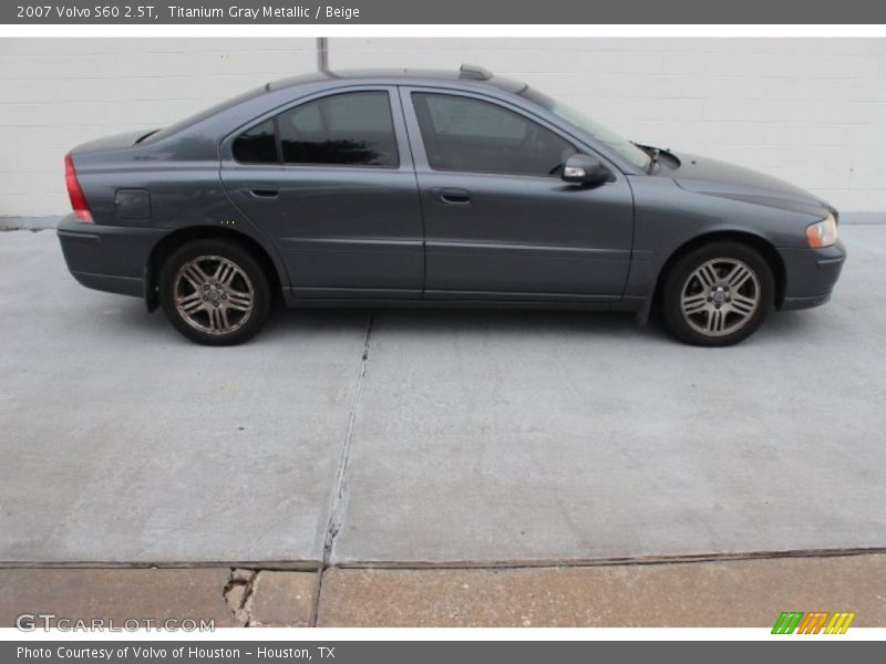 Titanium Gray Metallic / Beige 2007 Volvo S60 2.5T