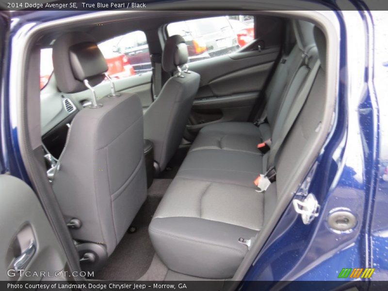 True Blue Pearl / Black 2014 Dodge Avenger SE