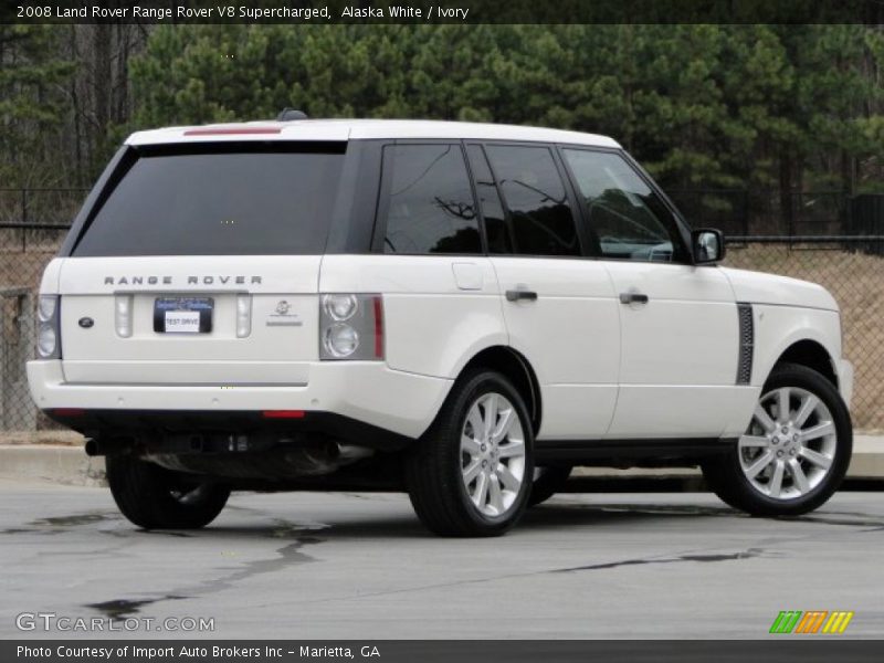 Alaska White / Ivory 2008 Land Rover Range Rover V8 Supercharged