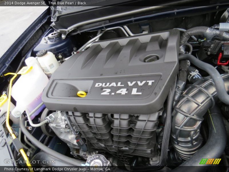 True Blue Pearl / Black 2014 Dodge Avenger SE