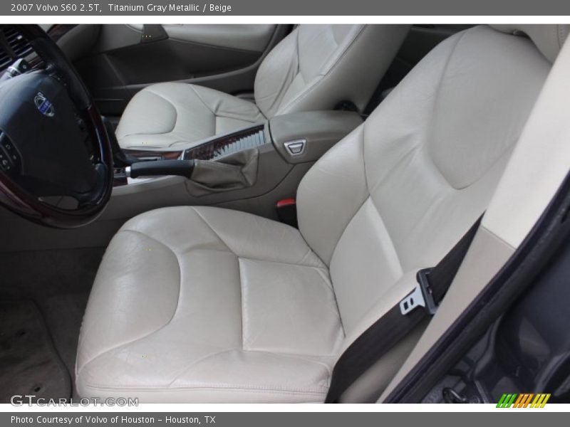 Titanium Gray Metallic / Beige 2007 Volvo S60 2.5T