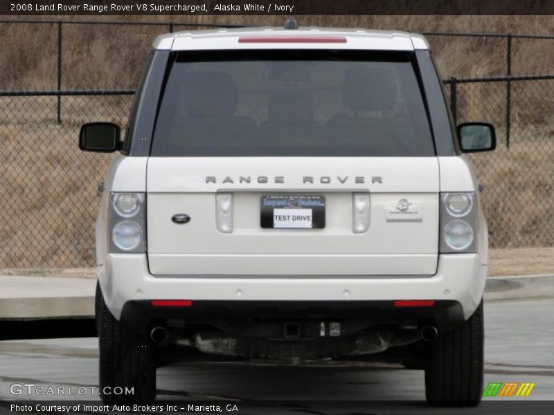 Alaska White / Ivory 2008 Land Rover Range Rover V8 Supercharged