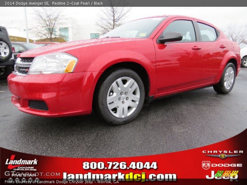 Redline 2-Coat Pearl / Black 2014 Dodge Avenger SE