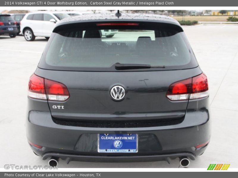 Carbon Steel Gray Metallic / Intelagos Plaid Cloth 2014 Volkswagen GTI 4 Door Wolfsburg Edition