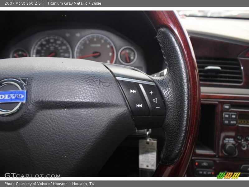 Titanium Gray Metallic / Beige 2007 Volvo S60 2.5T