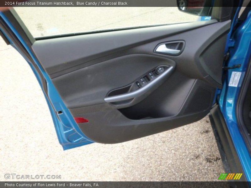 Blue Candy / Charcoal Black 2014 Ford Focus Titanium Hatchback