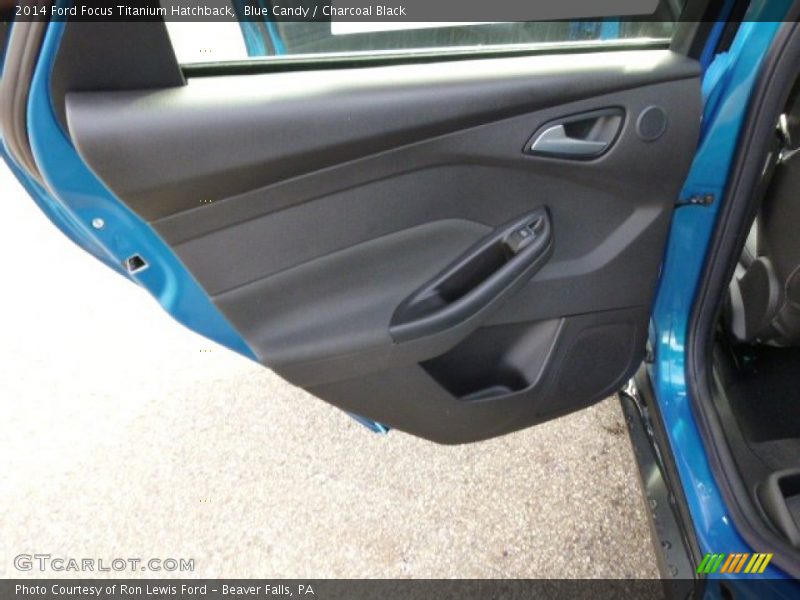 Blue Candy / Charcoal Black 2014 Ford Focus Titanium Hatchback