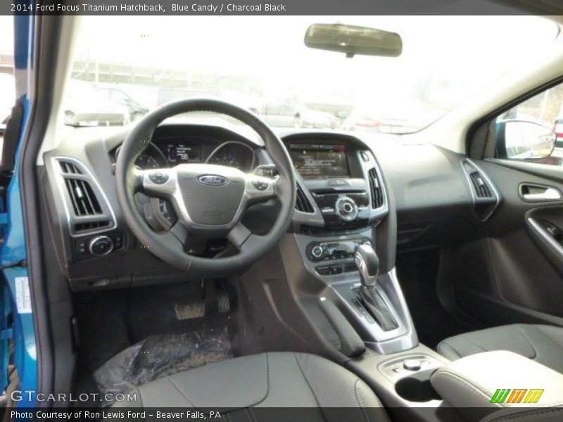 Blue Candy / Charcoal Black 2014 Ford Focus Titanium Hatchback