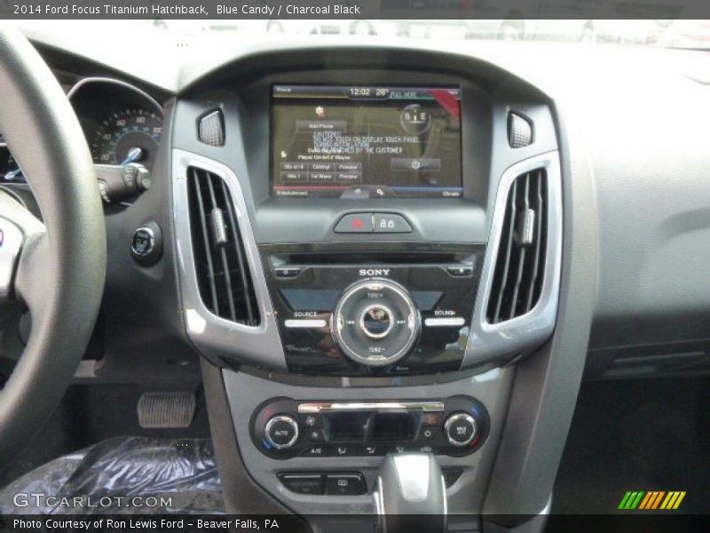 Blue Candy / Charcoal Black 2014 Ford Focus Titanium Hatchback