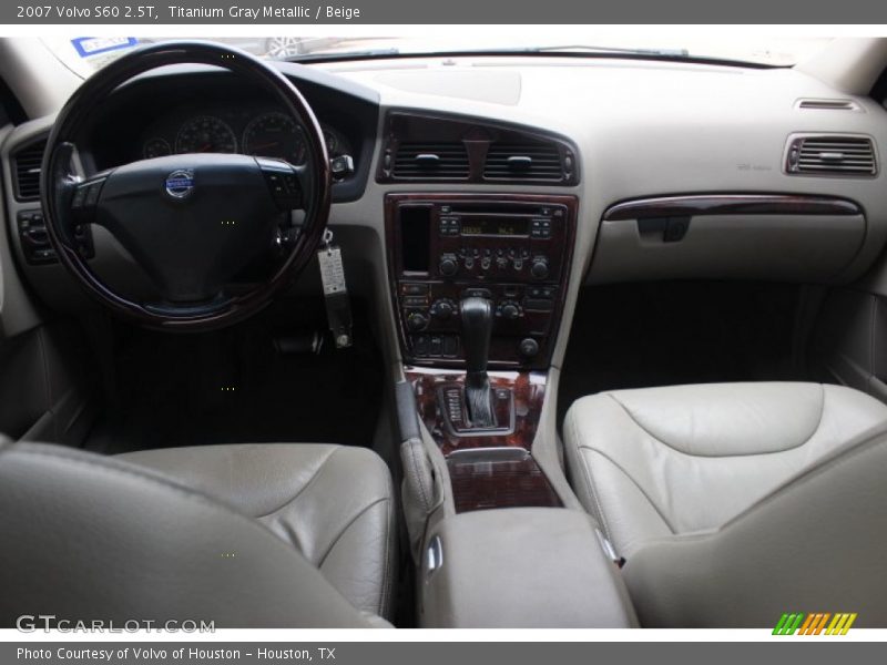 Titanium Gray Metallic / Beige 2007 Volvo S60 2.5T