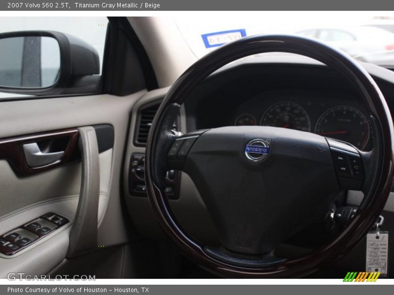 Titanium Gray Metallic / Beige 2007 Volvo S60 2.5T
