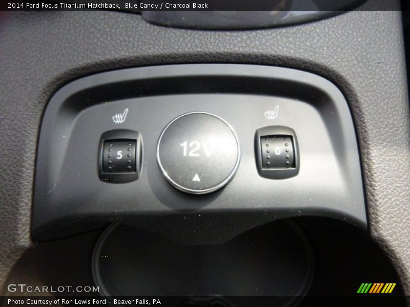 Blue Candy / Charcoal Black 2014 Ford Focus Titanium Hatchback
