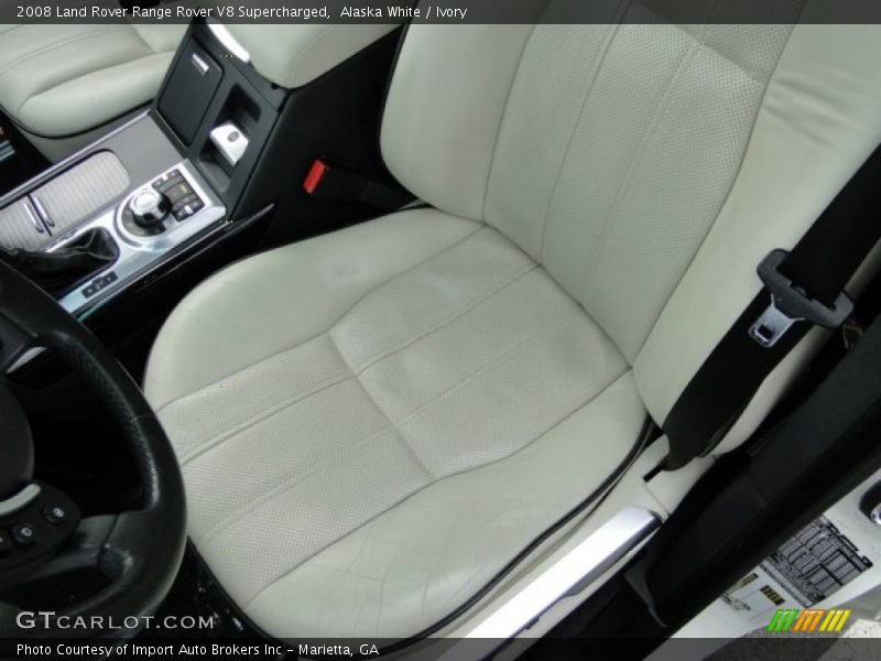 Alaska White / Ivory 2008 Land Rover Range Rover V8 Supercharged