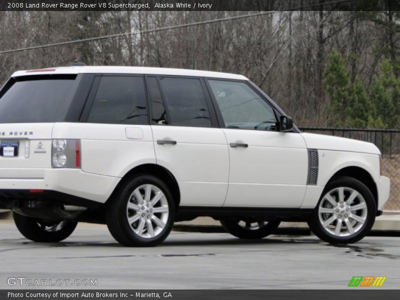 Alaska White / Ivory 2008 Land Rover Range Rover V8 Supercharged