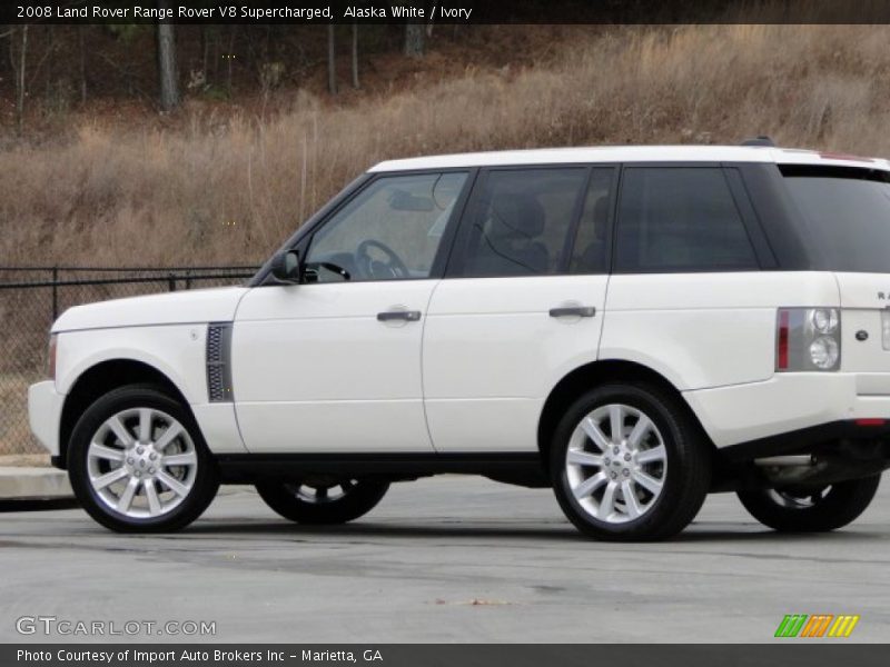 Alaska White / Ivory 2008 Land Rover Range Rover V8 Supercharged