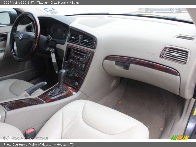 Titanium Gray Metallic / Beige 2007 Volvo S60 2.5T