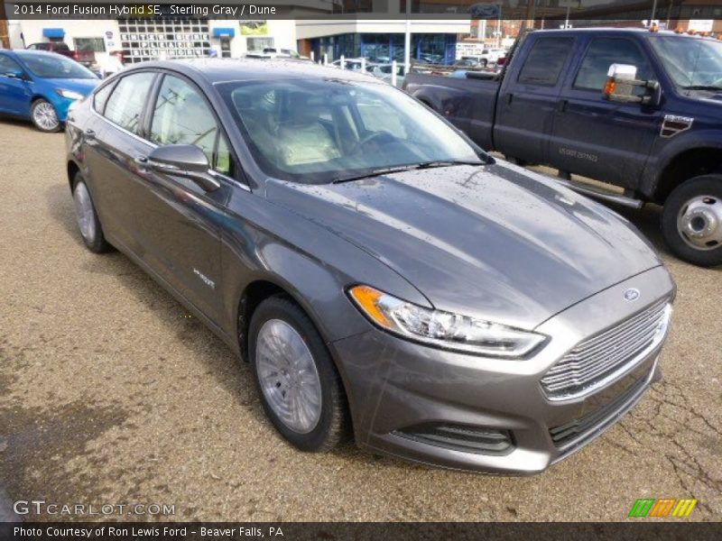 Front 3/4 View of 2014 Fusion Hybrid SE