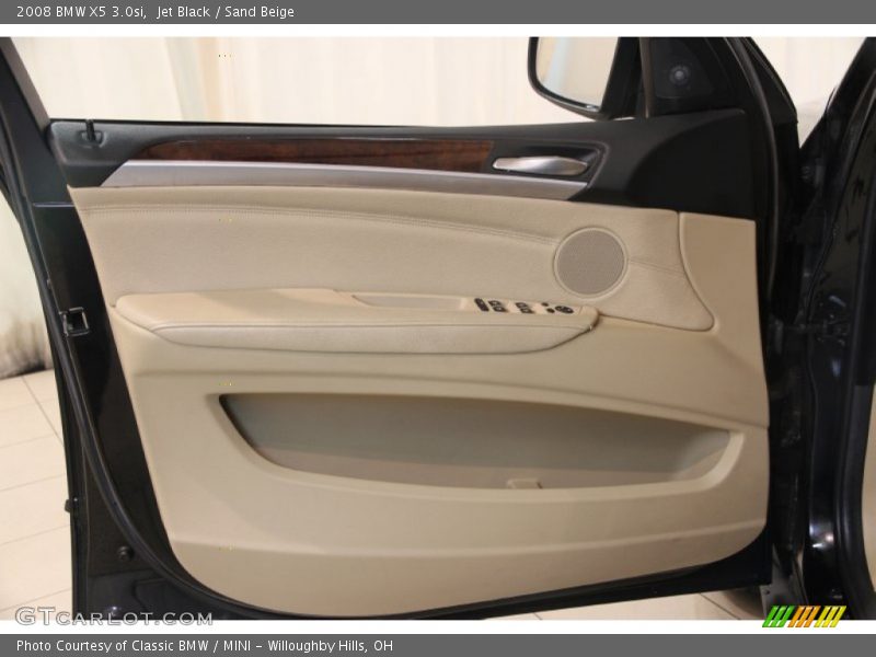 Jet Black / Sand Beige 2008 BMW X5 3.0si