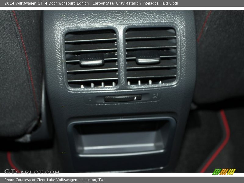 Carbon Steel Gray Metallic / Intelagos Plaid Cloth 2014 Volkswagen GTI 4 Door Wolfsburg Edition