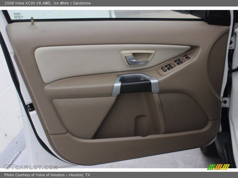 Ice White / Sandstone 2008 Volvo XC90 V8 AWD