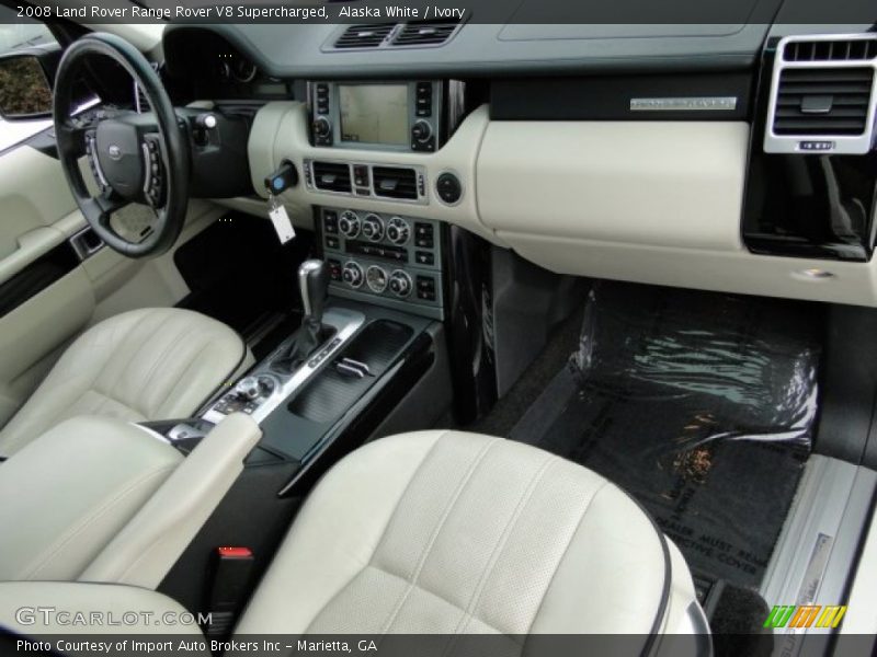 Alaska White / Ivory 2008 Land Rover Range Rover V8 Supercharged