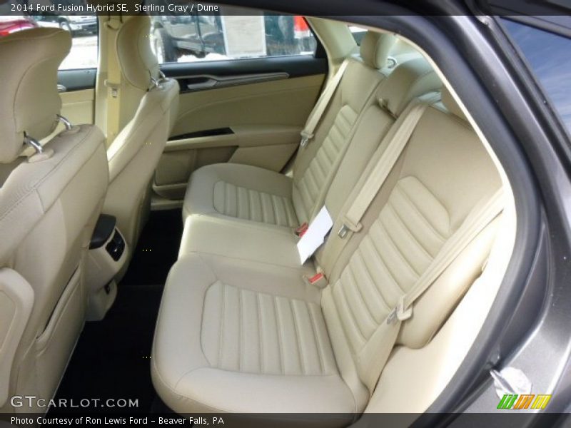 Sterling Gray / Dune 2014 Ford Fusion Hybrid SE