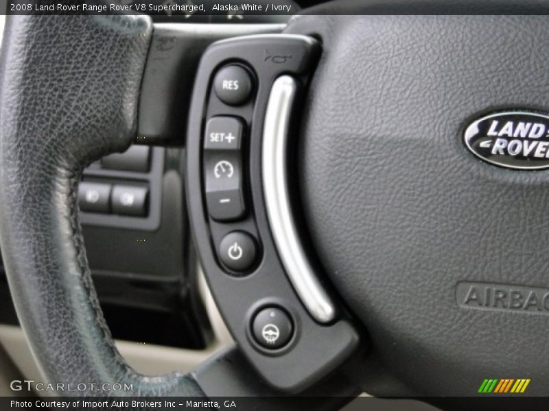Controls of 2008 Range Rover V8 Supercharged