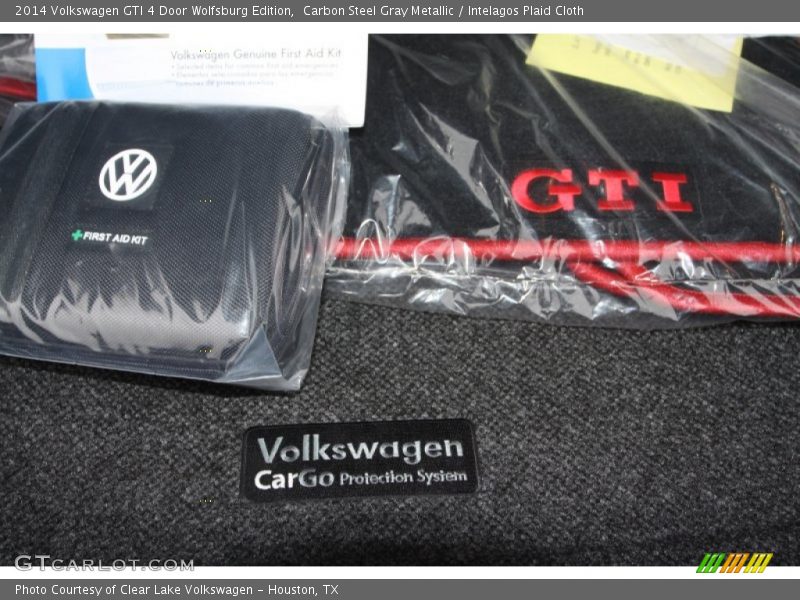 Carbon Steel Gray Metallic / Intelagos Plaid Cloth 2014 Volkswagen GTI 4 Door Wolfsburg Edition