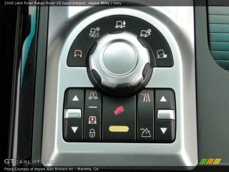 Controls of 2008 Range Rover V8 Supercharged