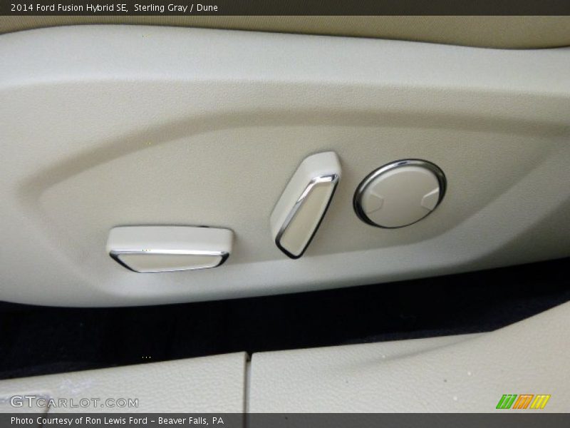 Sterling Gray / Dune 2014 Ford Fusion Hybrid SE